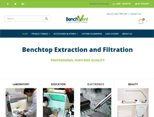 Tablet Screenshot of benchvent.com